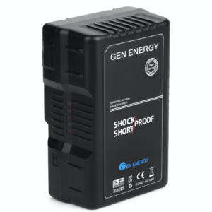 G-B100-195W-12A_Gen Energy-batteries-v mount-D tap-USB-power-video-chargers