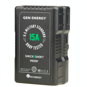 G-B100-160W-15A_Gen Energy-batteries-v mount-D tap-USB-power-video-chargers