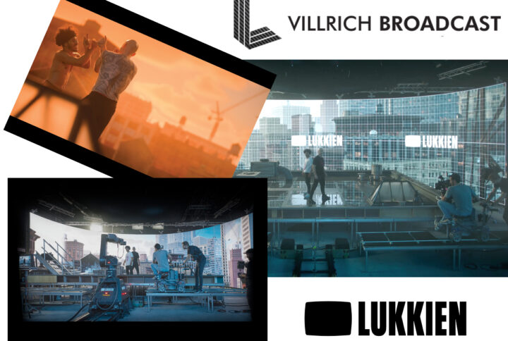 Lukkien invested in a LED volume with ROE panels, Disguise workflow, and Stype tracking