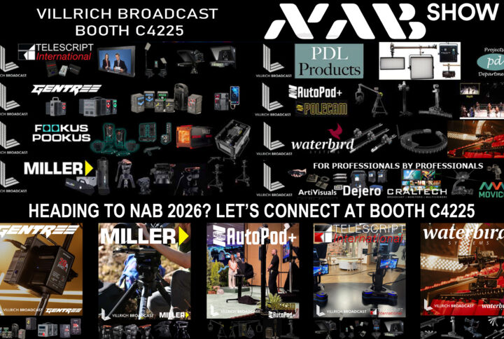 NAB SHOW 2026 | LAS VEGAS | CENTRAL HALL | TELESCRIPT BOOTH C4225