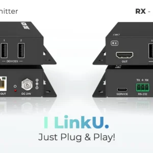 Craltech LinkU USB-C 4K60 HDBaseT Extender Kit