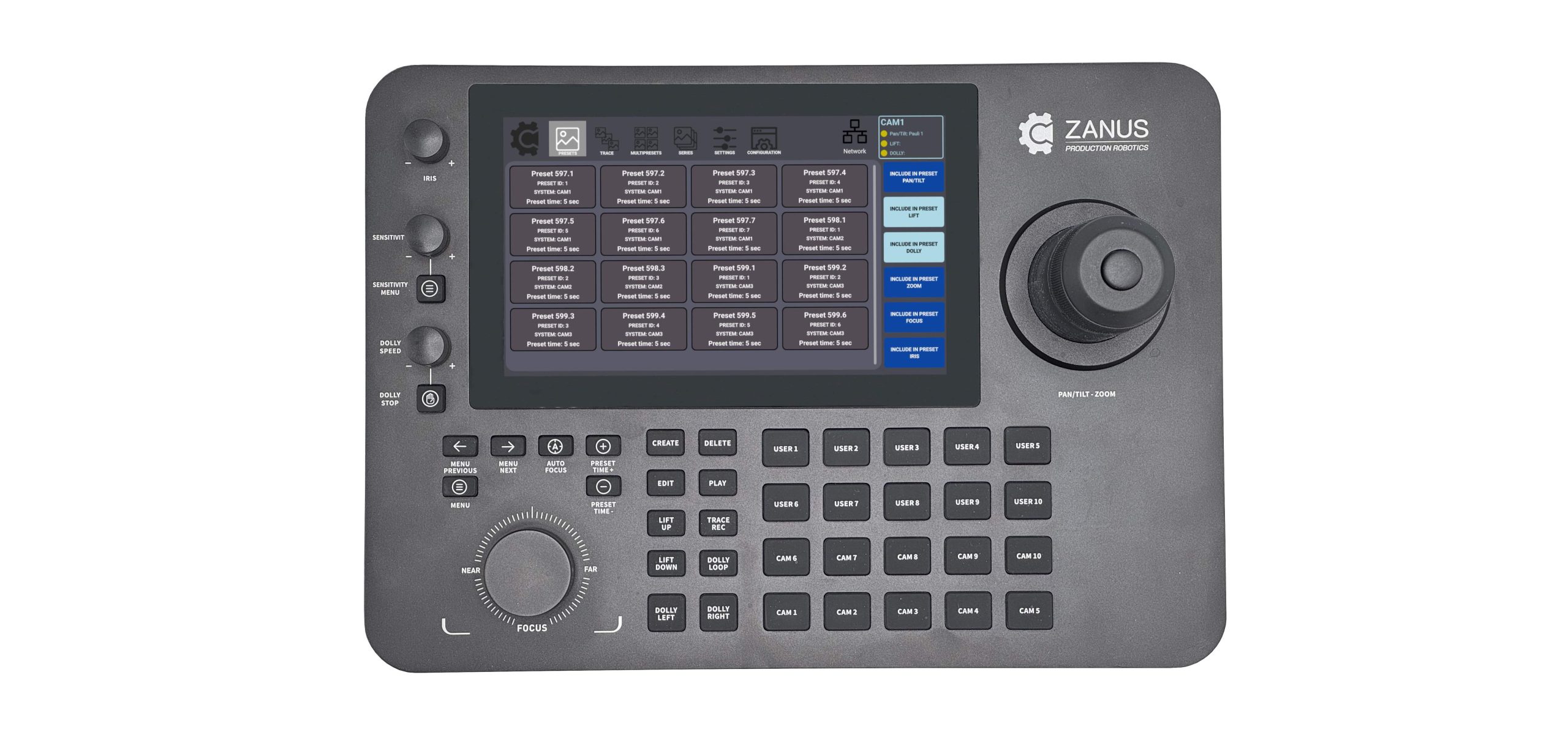 Zanus RoboStick Camera Robotics Controller